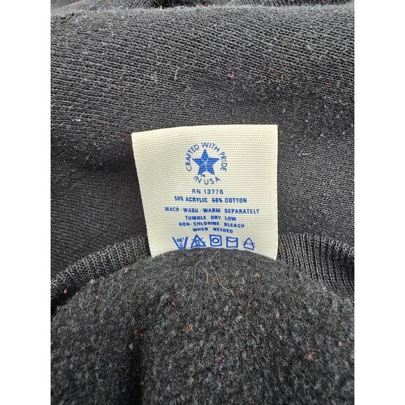 Vintage Handmade Women's XL Pannill Black Snowman Crewneck Holiday Sweater - Picture 4 of 11